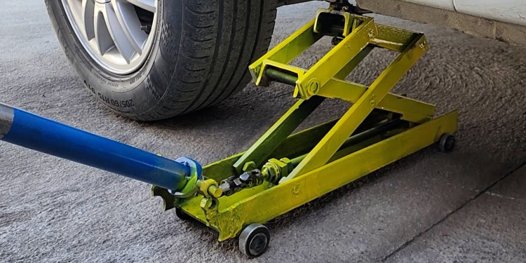 How a Car Jack Turned My Driveway into a Workshop