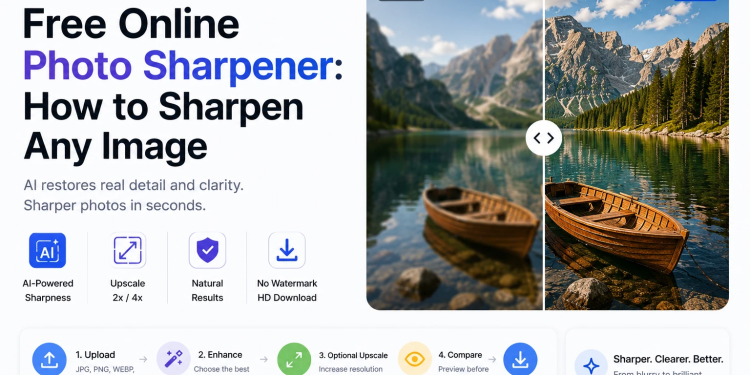 Free Online Photo Sharpener: How to Sharpen Any Image